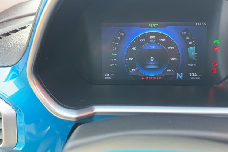 Used BAIC New Energy EC3 2019 Dynamic Edition Odometer Close Up