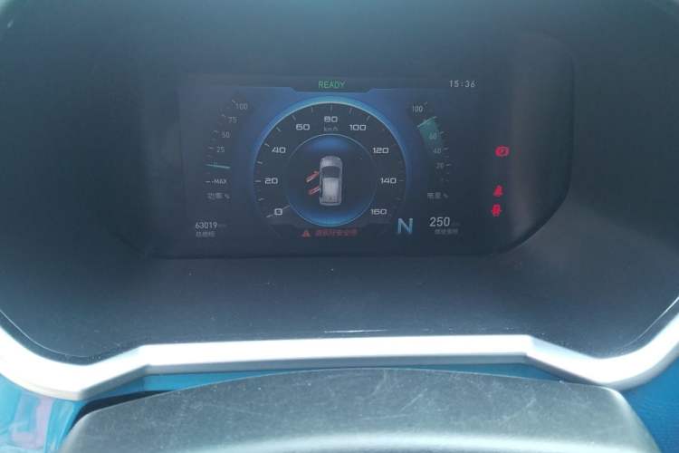 Used BAIC New Energy EC3 2019 Dynamic Edition Odometer Close Up