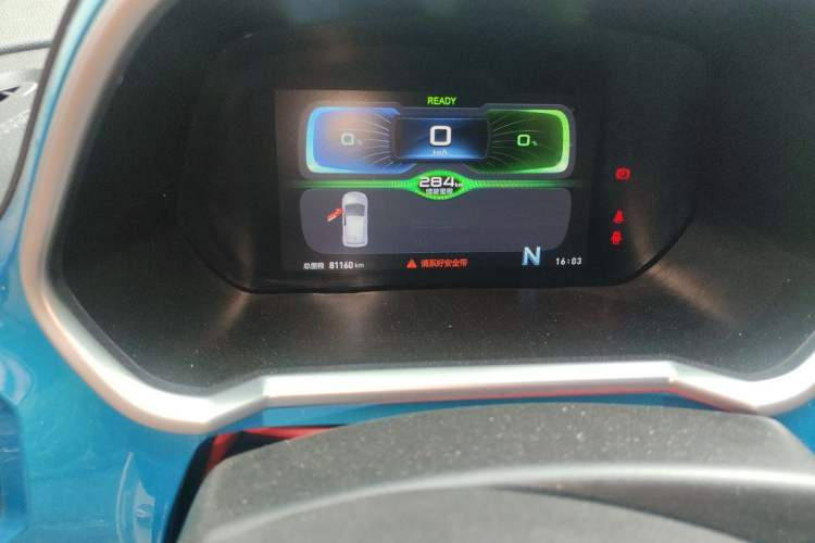 Used BAIC New Energy EC3 2019 Dynamic Edition Odometer Close Up