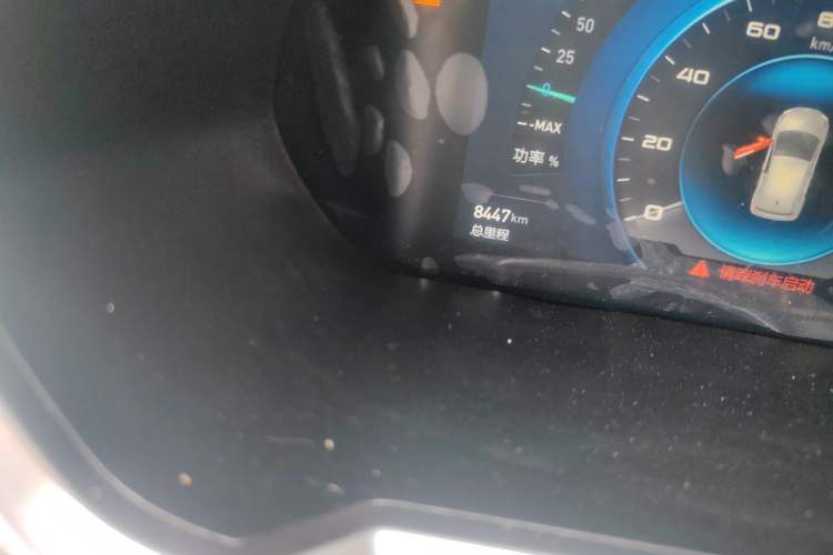 Used BAIC New Energy EC3 2019 Dynamic Edition Odometer Close Up