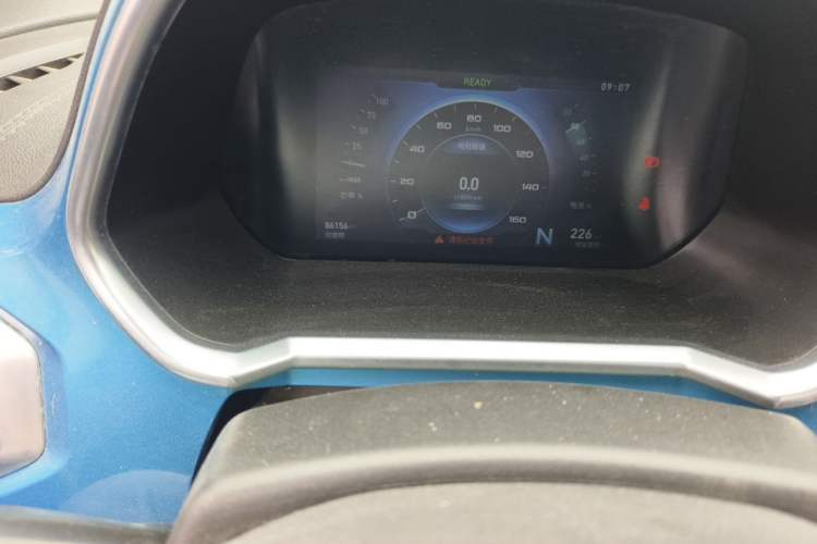 Used BAIC New Energy EC3 2019 Dynamic Edition Odometer Close Up