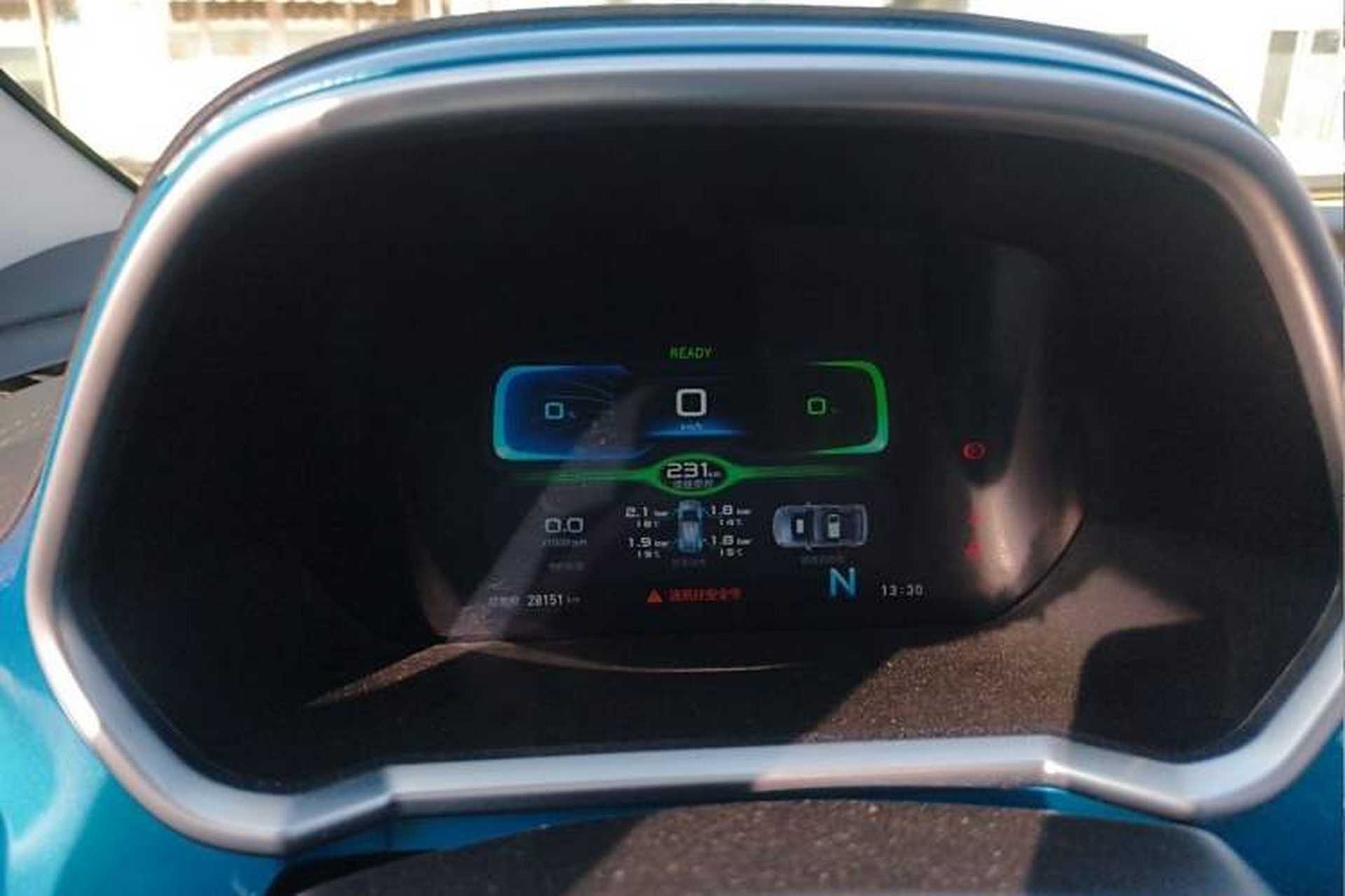 Used BAIC New Energy EC3 2019 Dynamic Edition Odometer Close Up