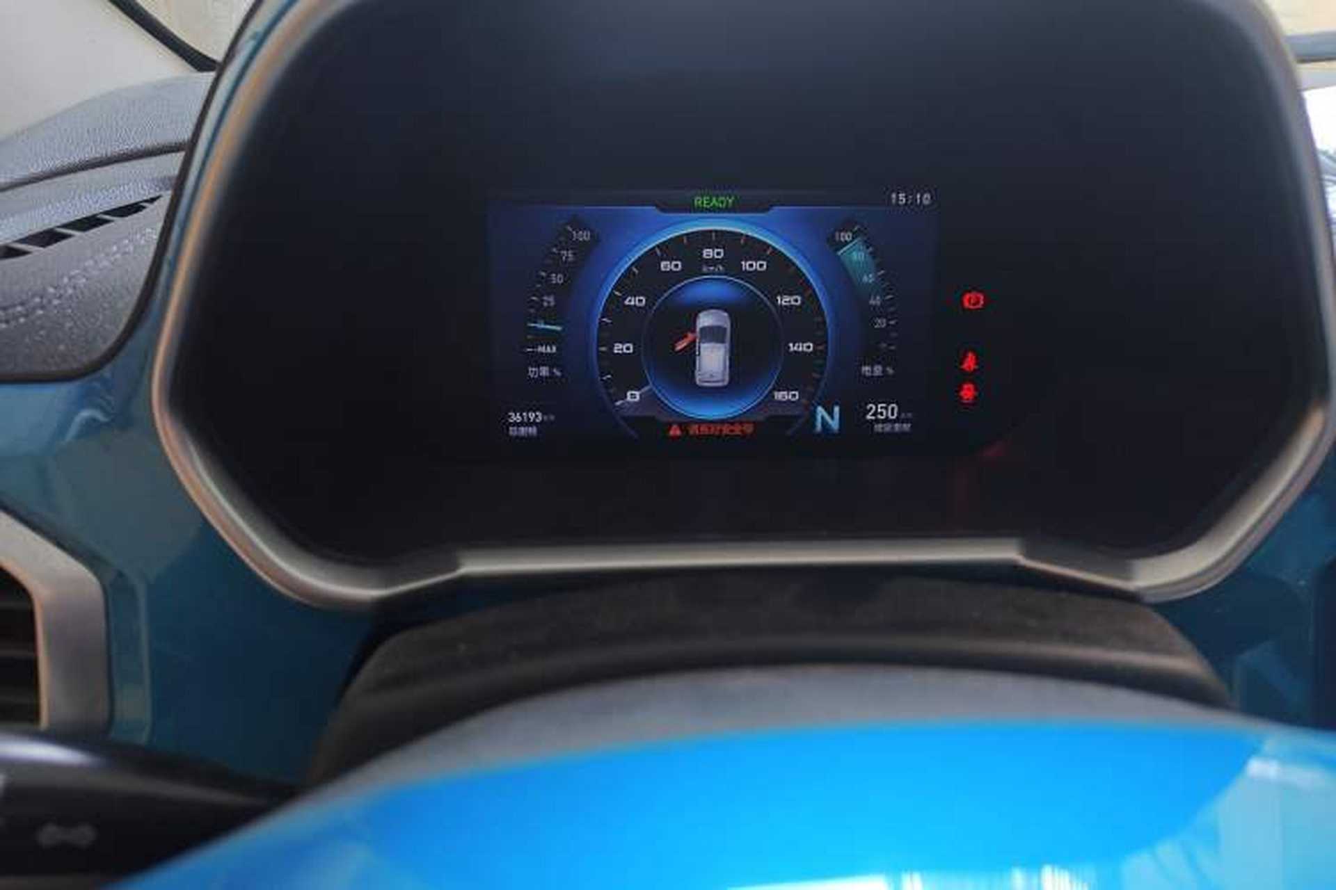 Used BAIC New Energy EC3 2019 Dynamic Edition Odometer Close Up
