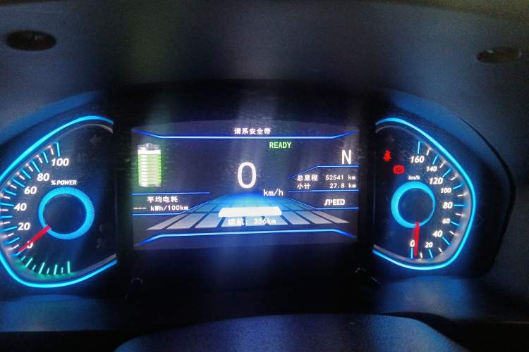 Used BAIC New Energy EC5 2019 New Style Edition Odometer Close Up