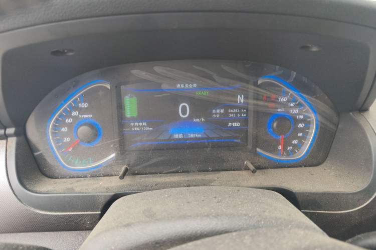 Used BAIC New Energy EC5 2019 New Style Edition Odometer Close Up