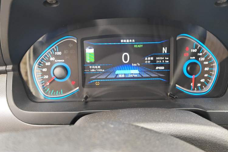 Used BAIC New Energy EC5 2019 New Air Edition Odometer Close Up