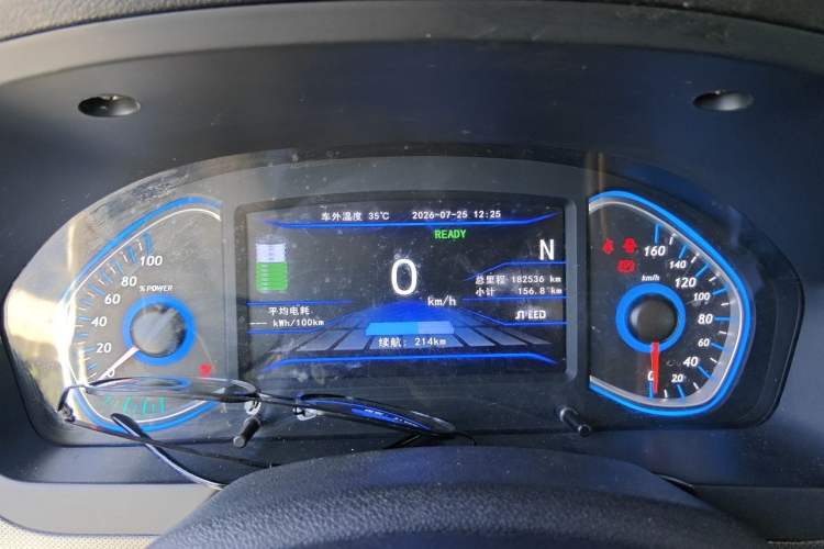 Used BAIC New Energy EC5 2019 New Air Edition Odometer Close Up