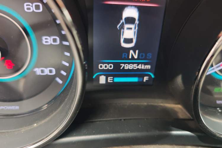 Used BAIC New Energy EU 2016 EU260 Enjoy Edition Odometer Close Up