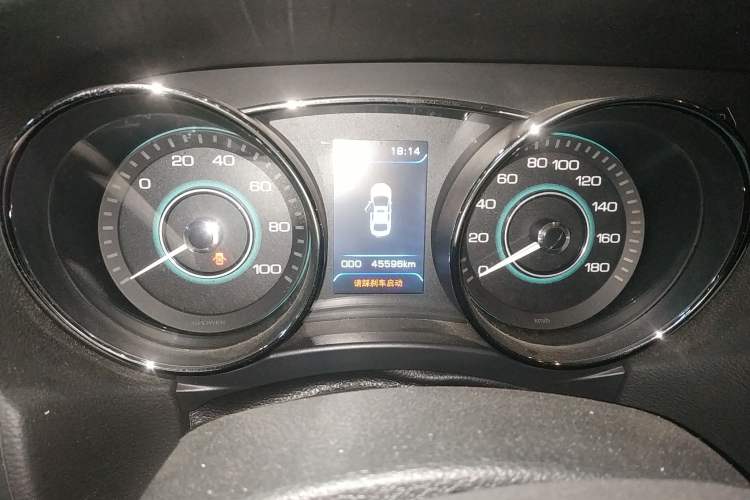 Used BAIC New Energy EU 2016 EU260 Enjoy Edition Odometer Close Up