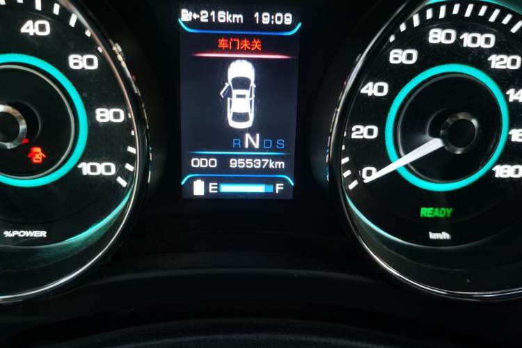 Used BAIC New Energy EU 2016 EU260 Enjoy Edition Odometer Close Up
