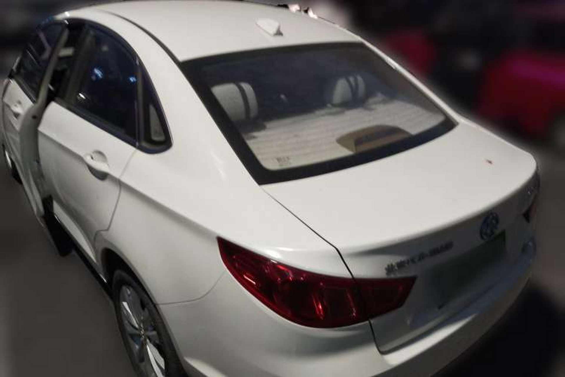 Used BAIC New Energy EU 2016 EU260 Letu Plus Edition Rear Left 45 Deg
