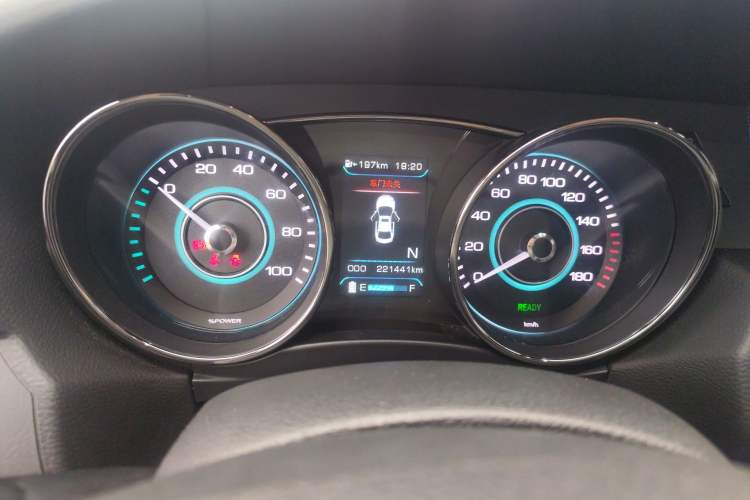 Used BAIC New Energy EU 2017 EU400 Enjoy Edition Odometer Close Up
