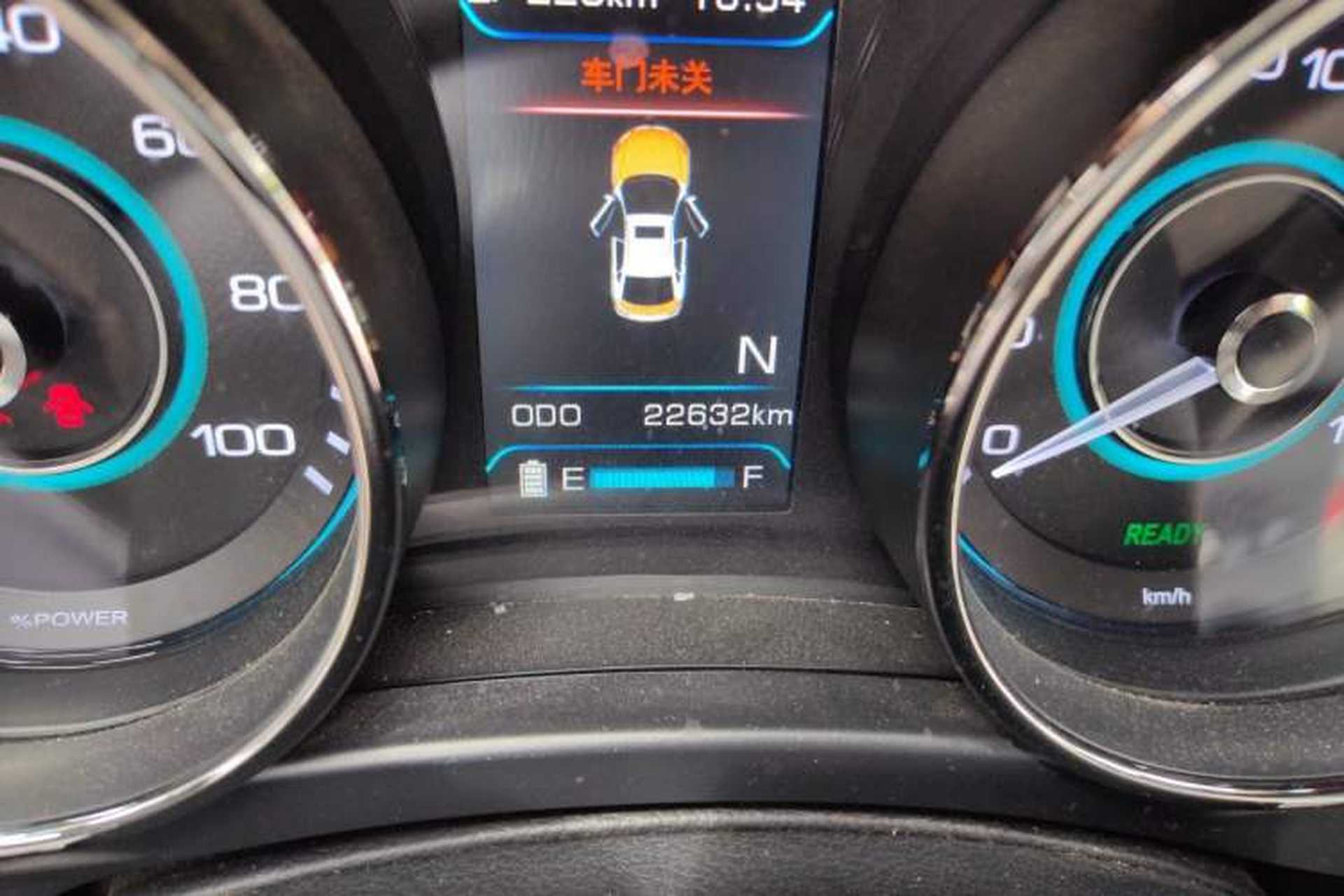 Used BAIC New Energy EU 2017 EU260 Enjoy Edition Odometer Close Up