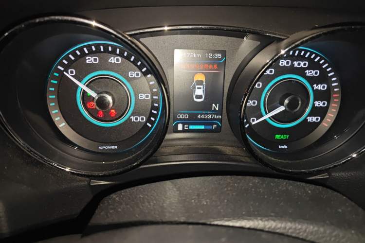 Used BAIC New Energy EU 2017 EU260 Enjoy Edition Odometer Close Up