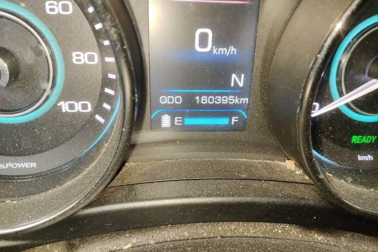 Used BAIC New Energy EU 2017 EU400 Enjoy Edition Odometer Close Up
