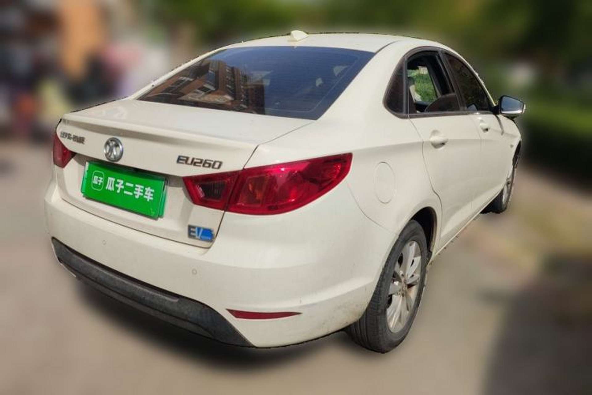 Used BAIC New Energy EU 2017 EU260 Letu Plus Edition Rear Right 45 Deg
