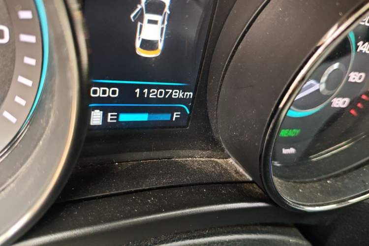 Used BAIC New Energy EU 2018 EU Quick-Change Loto Version Odometer Close Up