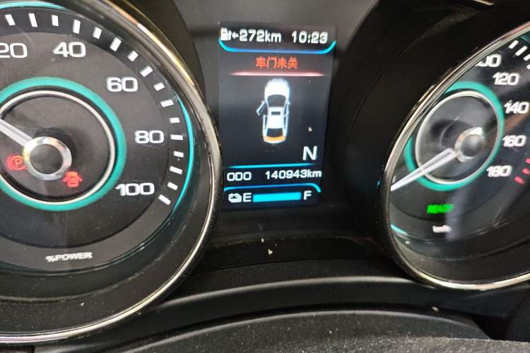 Used BAIC New Energy EU 2018 EU Quick-Change Loto Custom Edition Odometer Close Up
