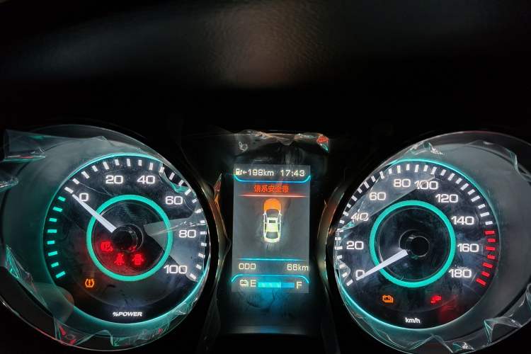 Used BAIC New Energy EU 2018 EU Quick-Change Loto Version Odometer Close Up