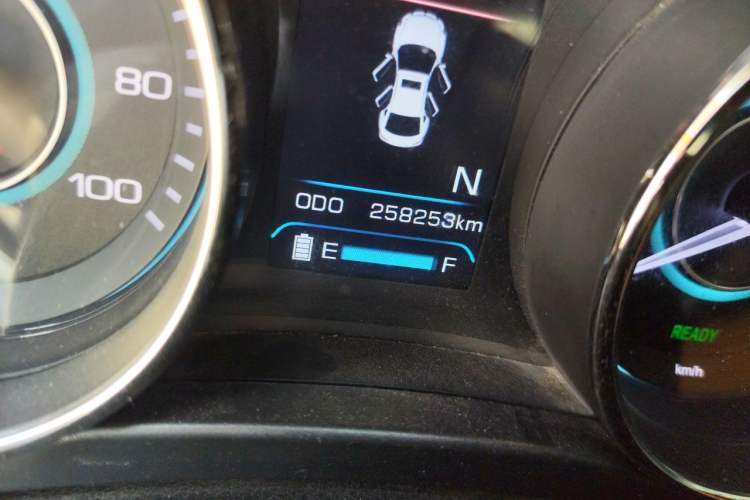 Used BAIC New Energy EU 2018 EU Quick-Change Loto Version Odometer Close Up