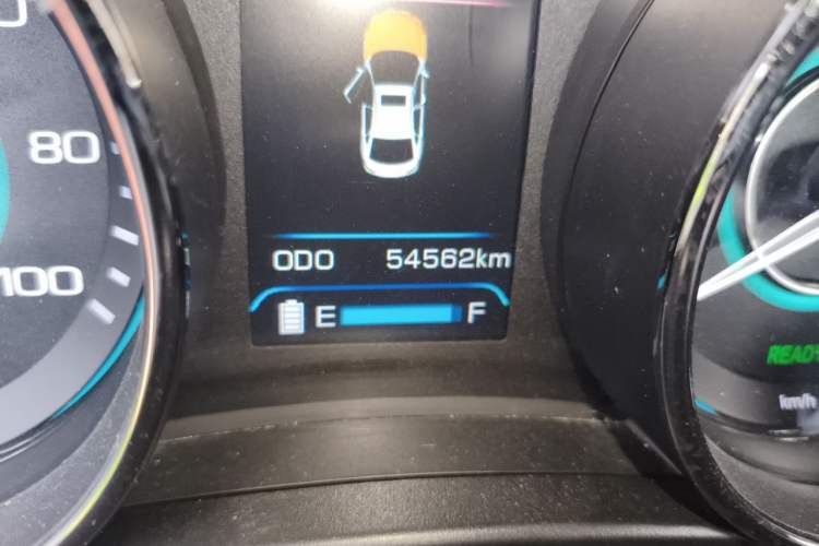 Used BAIC New Energy EU 2018 EU Quick-Change Loto Custom Edition Odometer Close Up