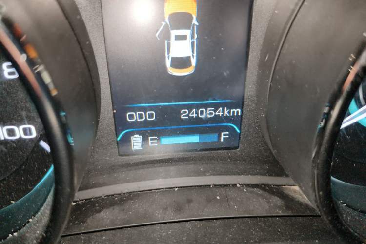Used BAIC New Energy EU 2018 EU Quick-Change Loto Version Odometer Close Up