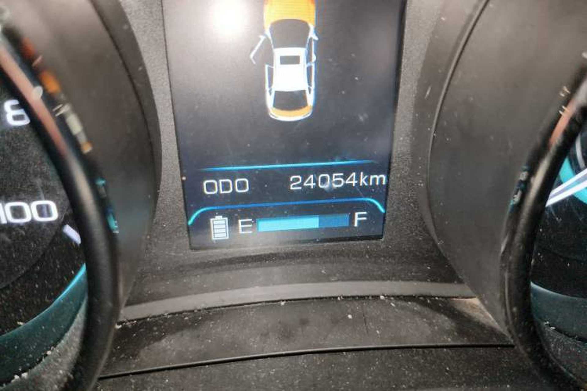 Used BAIC New Energy EU 2018 EU Quick-Change Loto Version Odometer Close Up