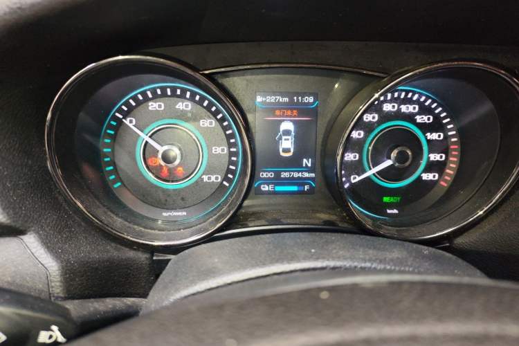 Used BAIC New Energy EU  Odometer Close Up