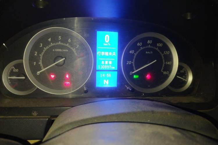 Used BAIC New Energy EV 2016 E150EV Classic Edition Odometer Close Up