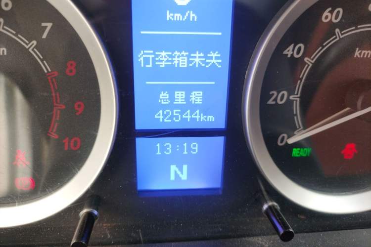 Used BAIC New Energy EV 2016 E150EV Classic Edition Odometer Close Up