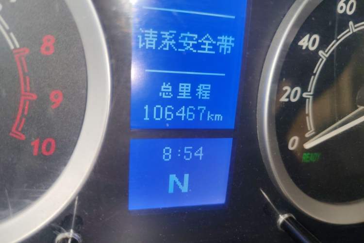 Used BAIC New Energy EV 2016 E150EV Classic Edition Odometer Close Up