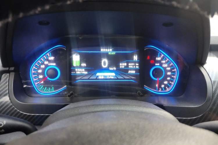 Used BAIC New Energy EX 2017 EX260 Cool Edition Odometer Close Up
