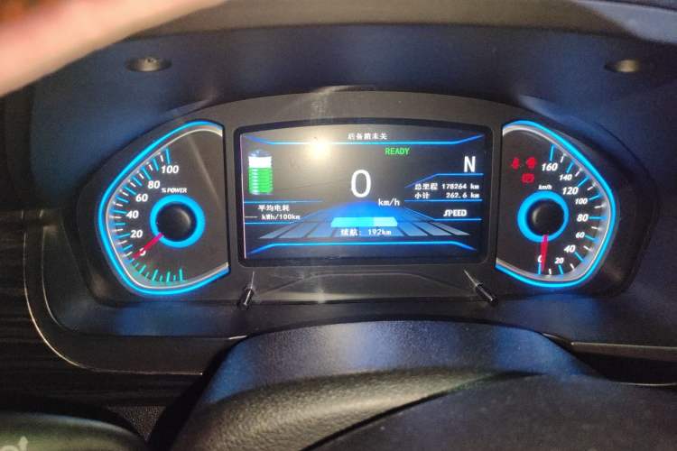 Used BAIC New Energy EX 2018 EX360 Trendy Edition Odometer Close Up