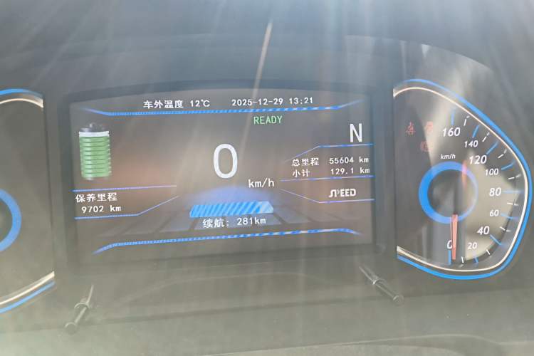Used BAIC New Energy EX 2018 EX360 Trendy Edition Odometer Close Up