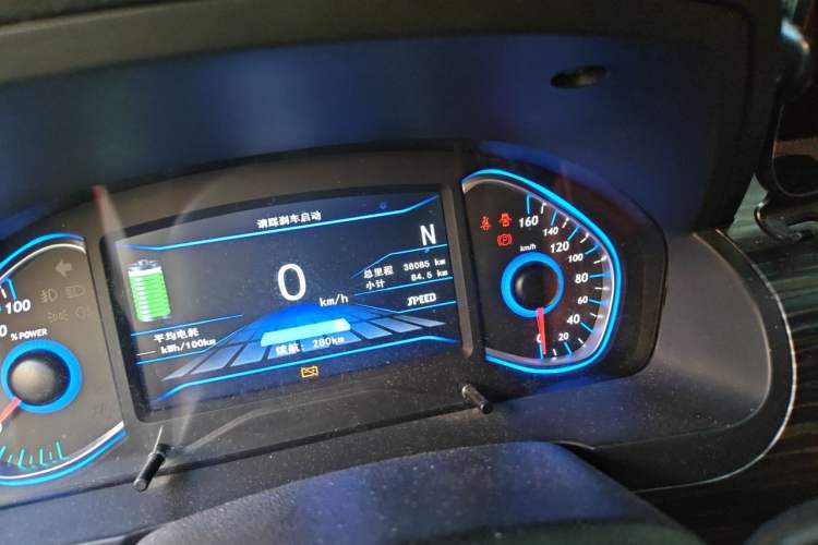 Used BAIC New Energy EX 2018 EX360 Trendy Edition Odometer Close Up