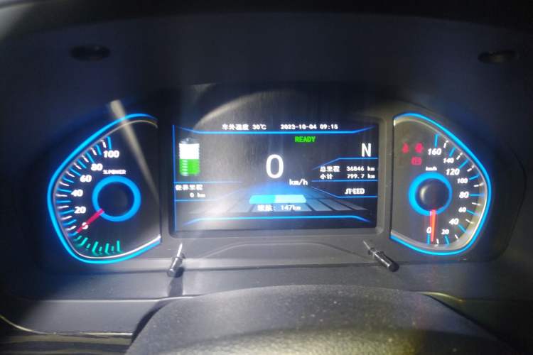 Used BAIC New Energy EX 2018 EX360 New Style Edition Odometer Close Up