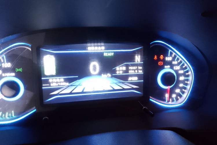 Used BAIC New Energy EX 2018 EX360 Trendy Edition Odometer Close Up