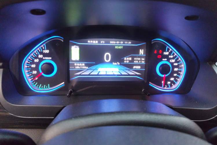 Used BAIC New Energy EX 2018 EX360 Trendy Edition Odometer Close Up