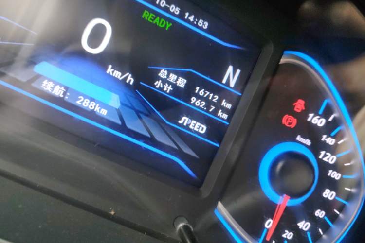 Used BAIC New Energy EX 2018 EX360 New Style Edition Odometer Close Up