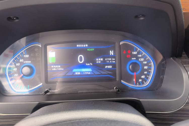 Used BAIC New Energy EX 2018 EX360 New Style Edition Odometer Close Up