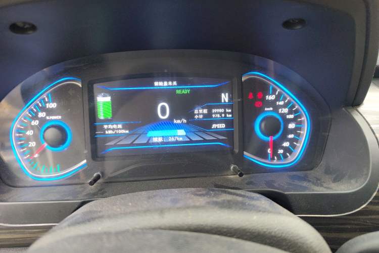 Used BAIC New Energy EX 2018 EX360 Trendy Edition Odometer Close Up