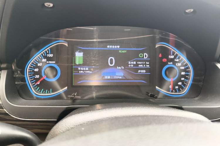 Used BAIC New Energy EX 2018 EX360 New Air Edition Odometer Close Up