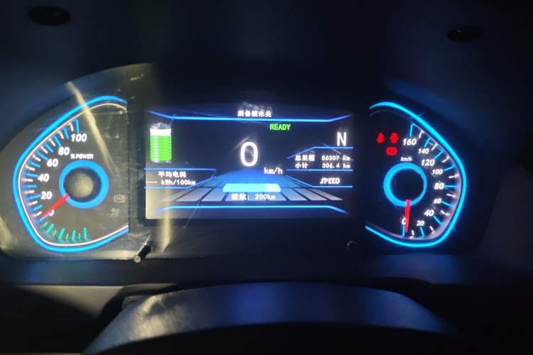 Used BAIC New Energy EX 2018 EX360 New Style Edition Odometer Close Up