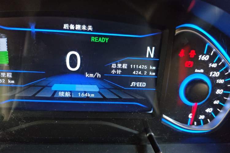 Used BAIC New Energy EX 2018 EX360 New Style Edition Odometer Close Up