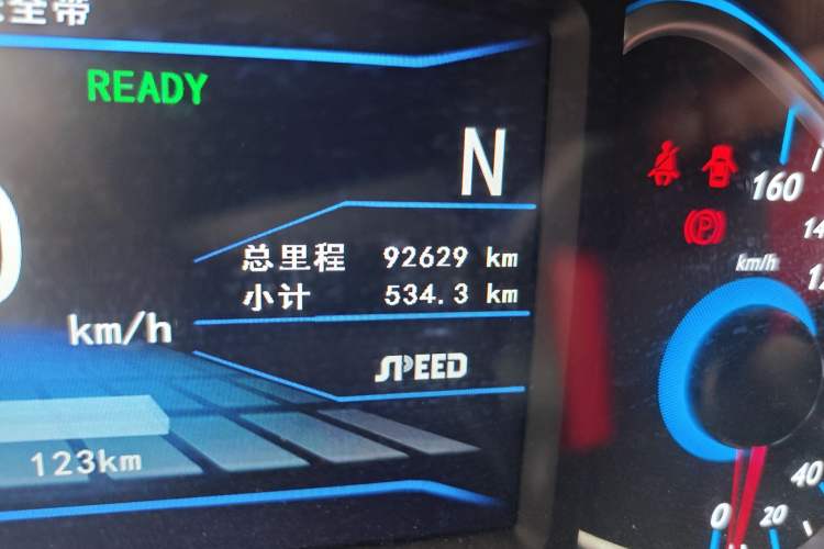 Used BAIC New Energy EX 2018 EX360 New Style Edition Odometer Close Up