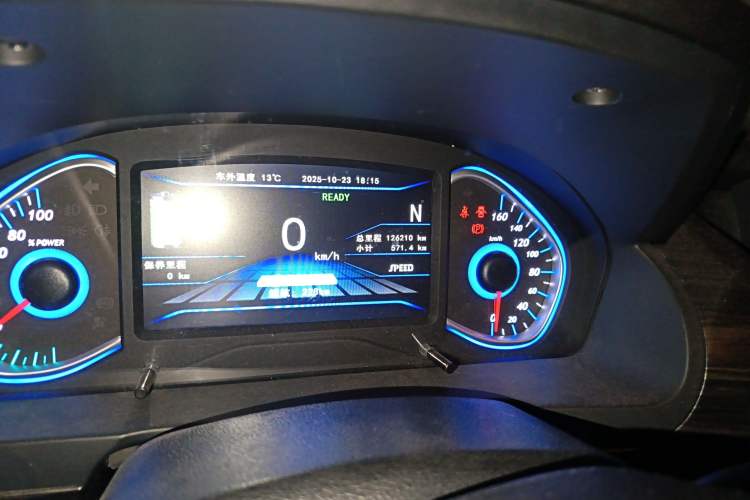 Used BAIC New Energy EX 2018 EX360 New Style Edition Odometer Close Up