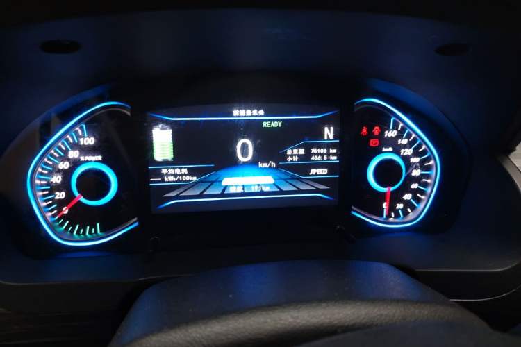 Used BAIC New Energy EX 2018 EX360 Trendy Edition Odometer Close Up