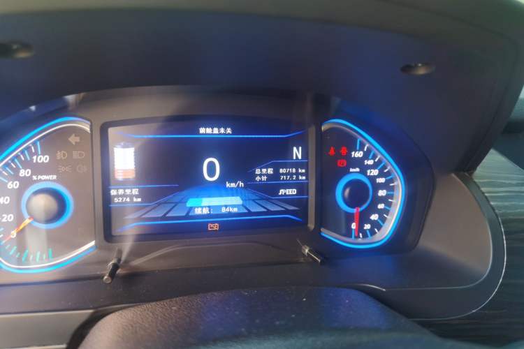 Used BAIC New Energy EX 2018 EX360 New Style Edition Odometer Close Up