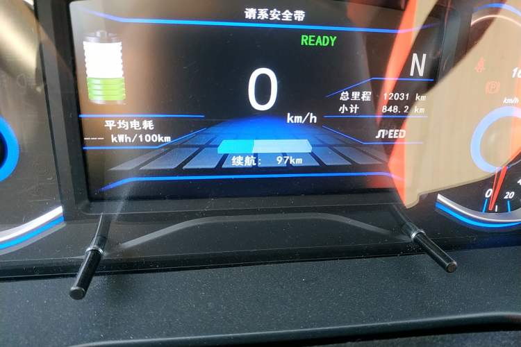Used BAIC New Energy EX 2018 EX360 New Style Edition Odometer Close Up