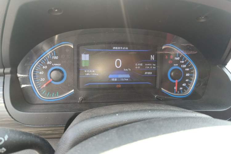 Used BAIC New Energy EX 2018 EX360 New Style Edition Odometer Close Up